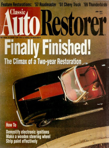 CLASSIC AUTO RESTORER 1997 JUNE - 67 VETTE ROADSTER, 69 T'BIRD, 57 ROADMASTER